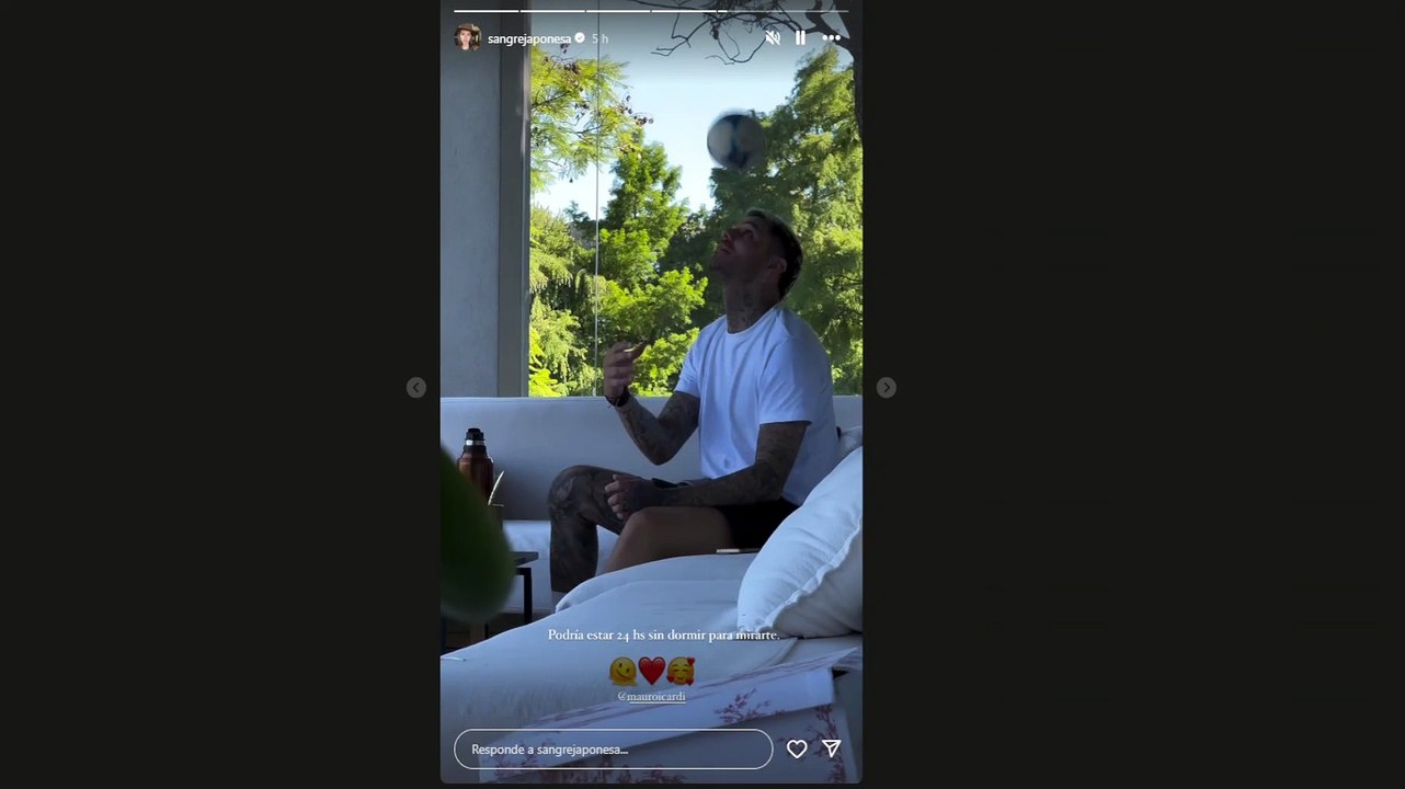 El letal video de China Suárez tomando leche con guiño incluido: ¿un mensaje para Wanda Nara y Mauro Icardi?