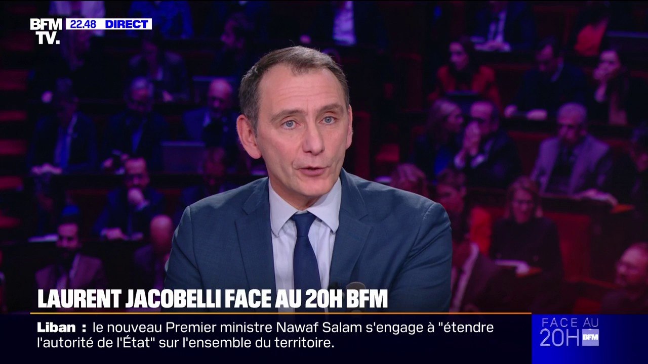 Abrogation de la réforme des retraites: "Un hochet que François Bayrou agite pour hypnotiser les socialistes", tacle Laurent Jacobelli (RN)