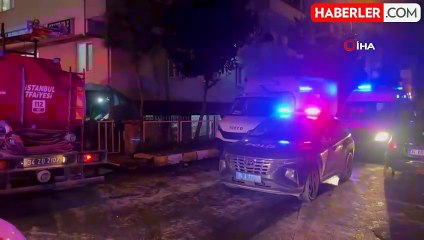 Küçükçekmece'de 5 Katlı Binada Yangın: 1 Kişi Dumandan Etkilendi