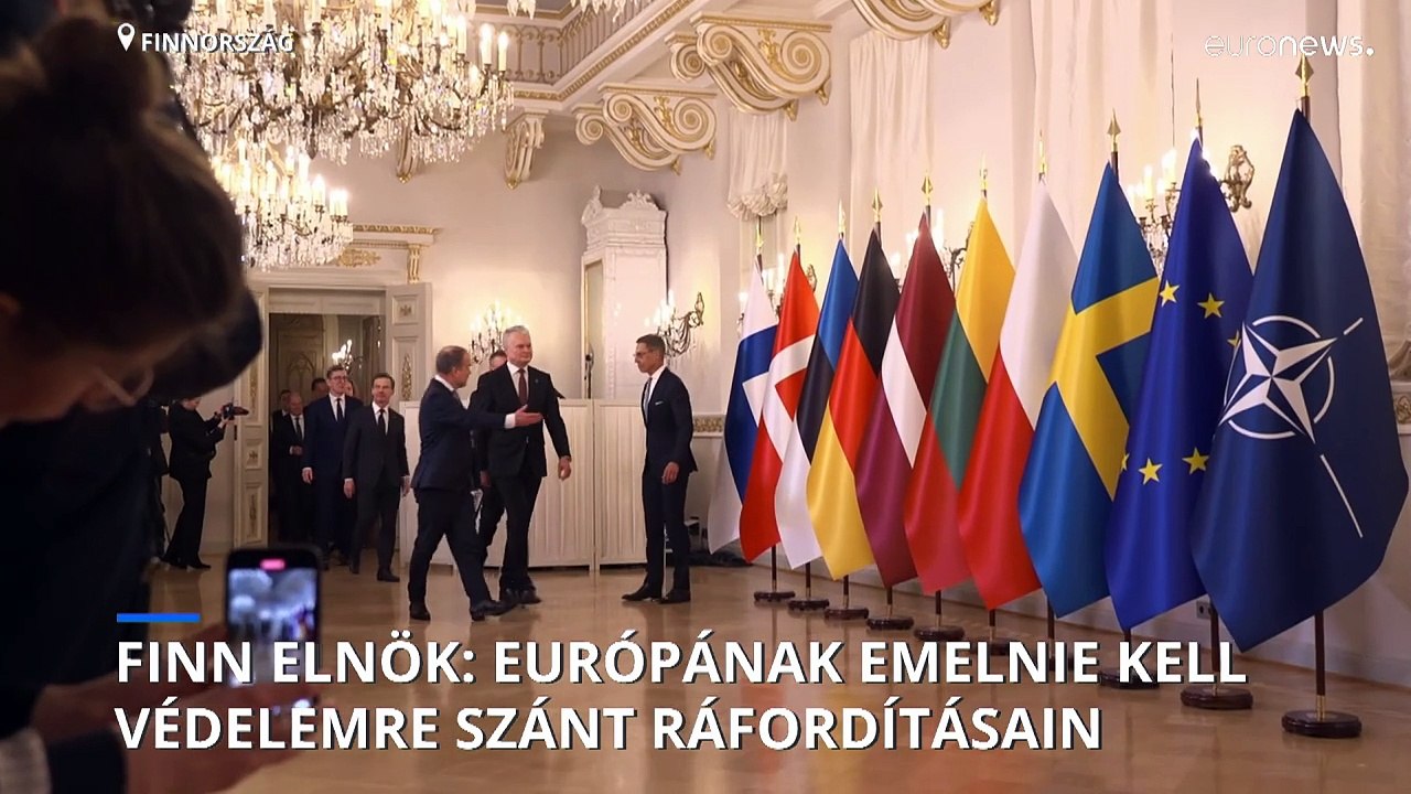 Finn elnök az Euronews-nak: Európának meg kell emelnie védelmi kiadásait