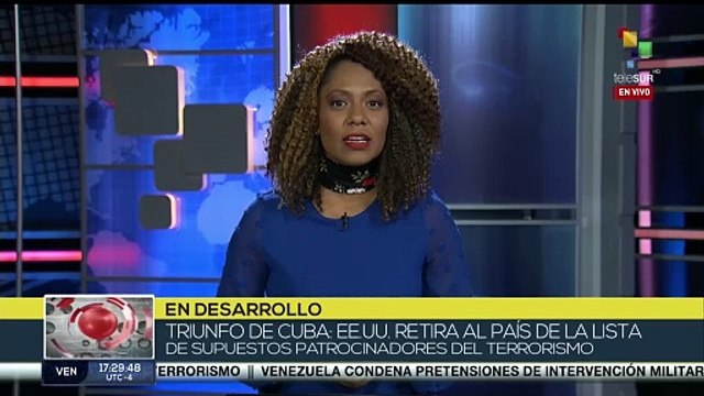 Venezuela celebra la decisión de remover a Cuba de la lista patrocinadores del terrorismo