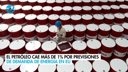 El petróleo cae más de 1% por previsiones de demanda de energía en EU