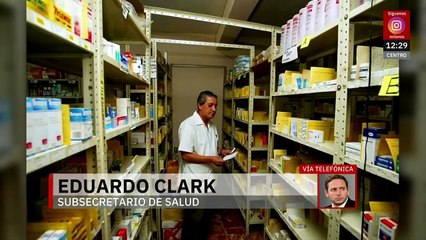 Eduardo Clark afirma que en dos semanas IMSS e ISSSTE tendrán el 97% de los insumos médicos
