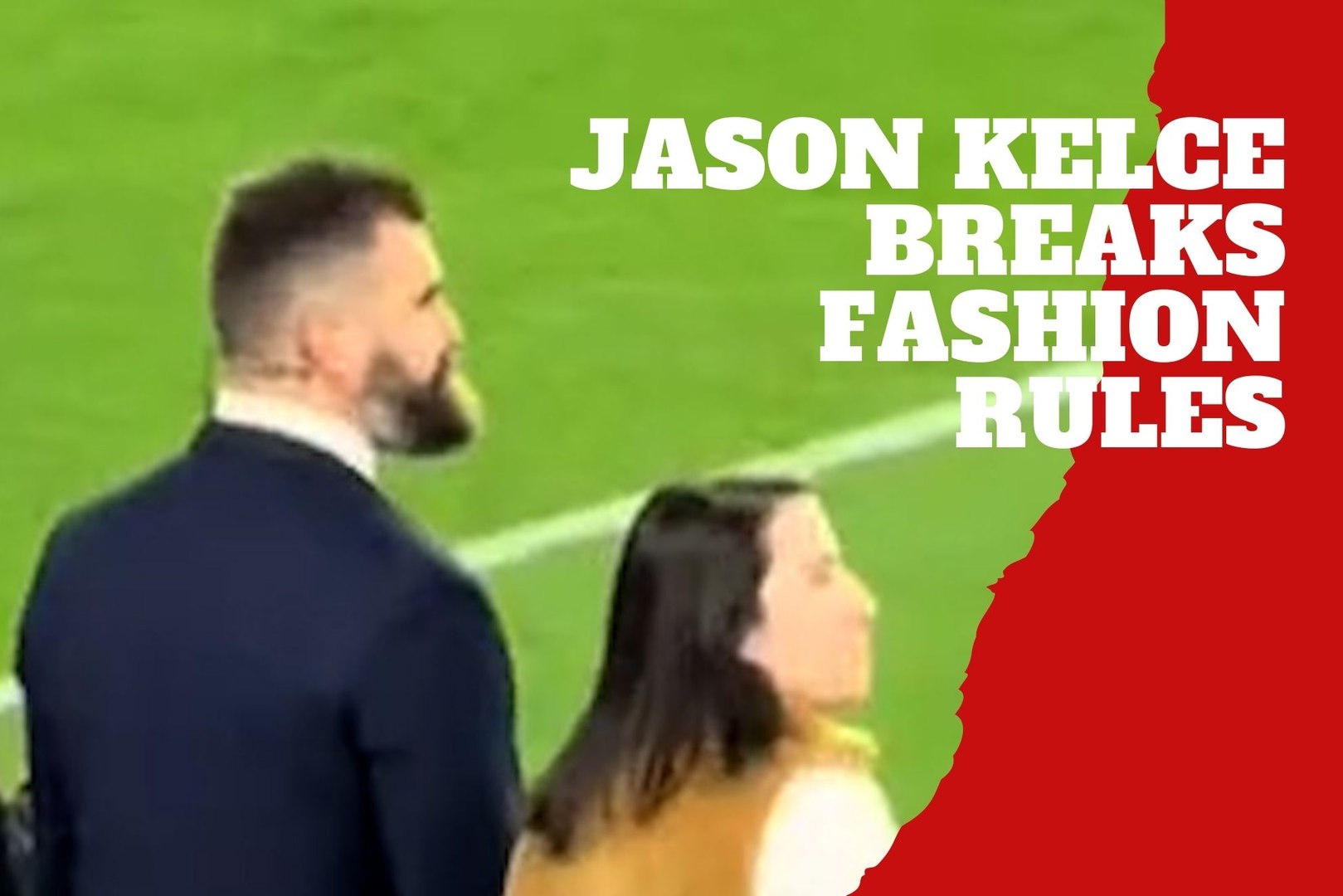 Unapologetic! Jason Kelce ditches dress code