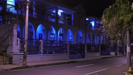 POLICE STATIONS LIGHTS OFF FOR SECURITY REASON