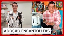 A família cresceu! Zeca Pagodinho mostra adoção de gatos e encanta fãs