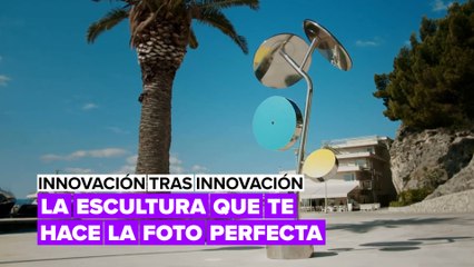 Innovación tras innovación: la escultura que te hace la foto perfecta