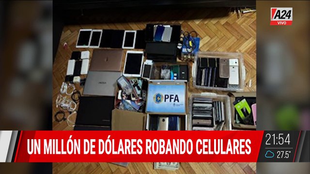 🚨HICIERON UN MILLÓN DE DÓLARES ROBANDO CELULARES