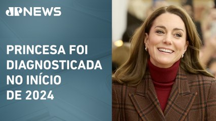 Kate Middleton diz que está com câncer em remissão