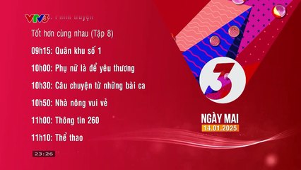 VTV3 | Tomorrow program introduction | Tuesday, 14 January 2025