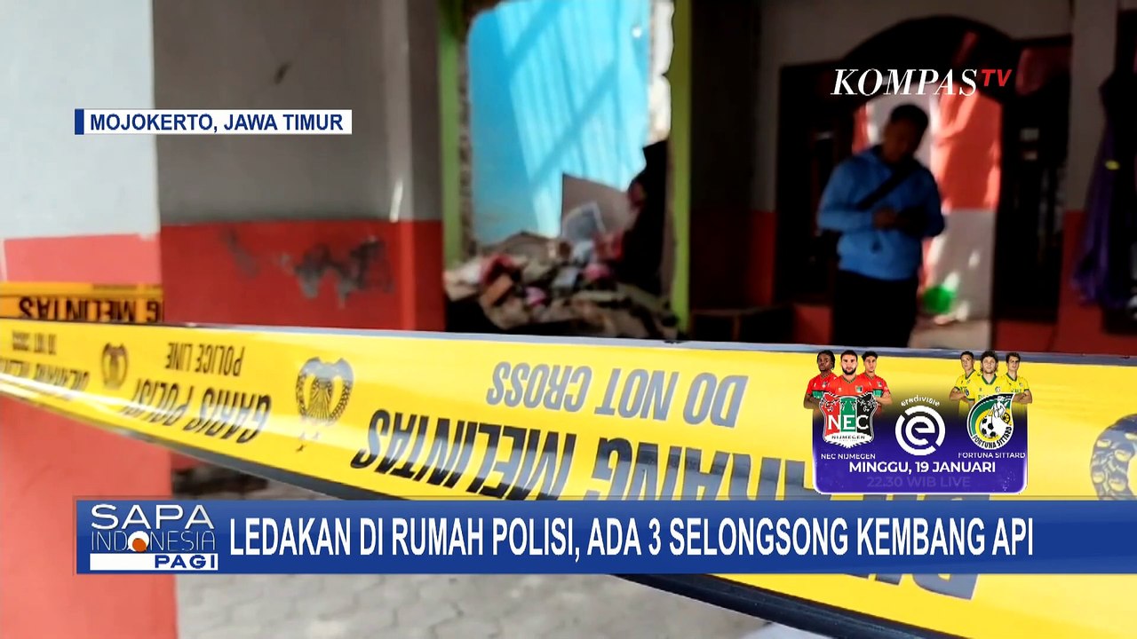 Labfor Temukan Sisa Bahan Peledak di Rumah Polisi Mojokerto, Dokter Ungkap Penyebab Kematian Korban