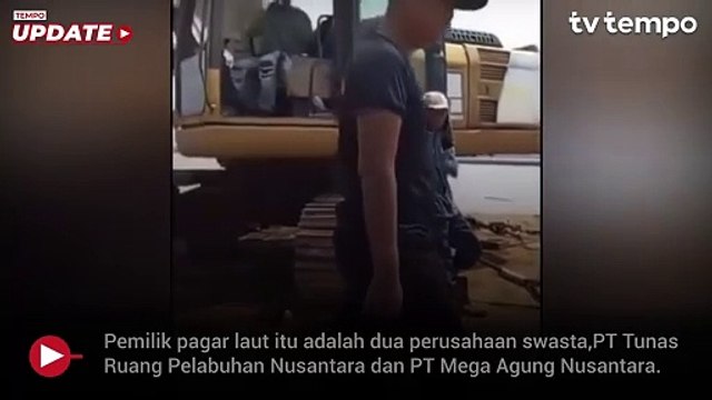 Pagar Laut di Bekasi Ternyata Proyek Pelabuhan Perikanan Dua Perusahaan