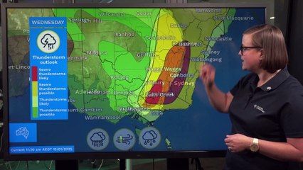 Severe weather warning for parts of the lower east