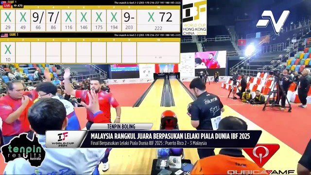Malaysia muncul juara dunia Bowling Berpasukan Lelaki