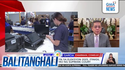 Panayam kay Atty. George Garcia, Chairman ng Comelec | Balitanghali