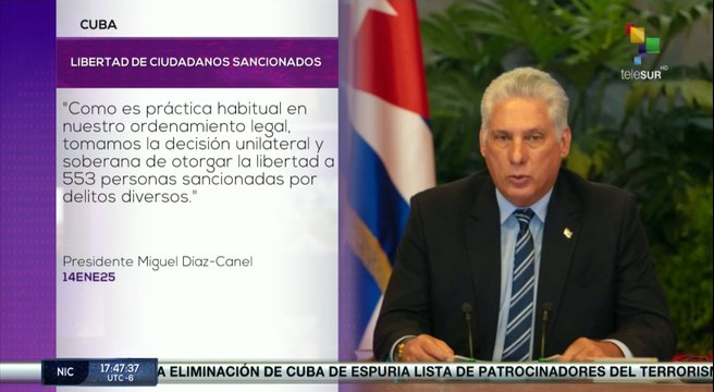 Cuba fue retirada de la lista de países de patrocinadores del terrorismo