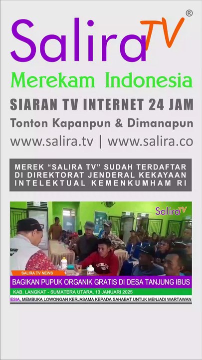 Yayasan Tata Peduli Tani Nusantara dan PT Karunia Rotorindo Tani Bagikan Pupuk Organik Gratis di Desa Tanjung Ibus
