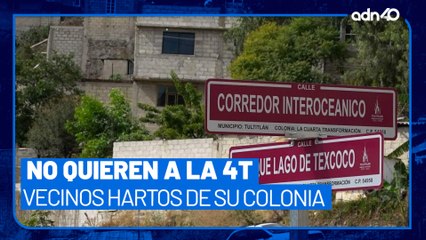 Vecinos de la colonia "4T" recolectan firman para regresar al nombre de antes
