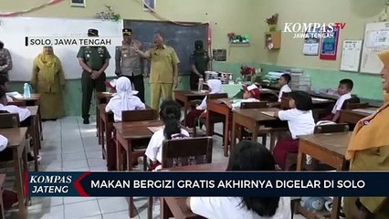 Makan Bergizi Gratis Akhirnya Digelar di Solo