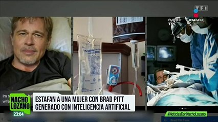 Engañan a mujer con Brad Pitt generado por inteligencia artificial