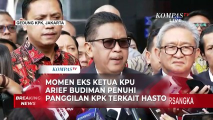 Momen Eks Ketua KPU Arief Budiman Penuhi Panggilan KPK Terkait Hasto