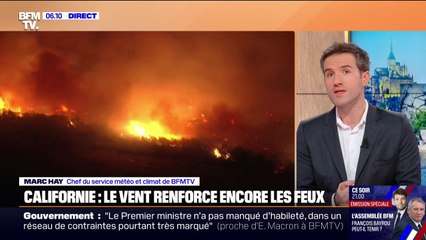 Les rafales de vent renforcent encore les incendies en Californie