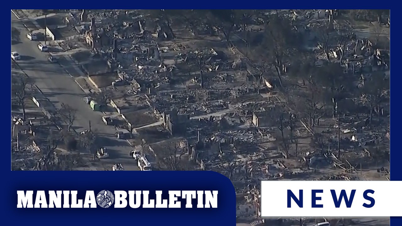 Aerial footage of devastating aftermath of Los Angeles fires