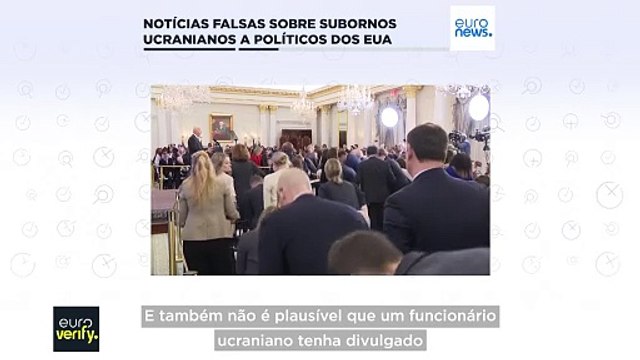 Antigas alegações falsas sobre subornos ucranianos a políticos norte-americanos ressurgem online