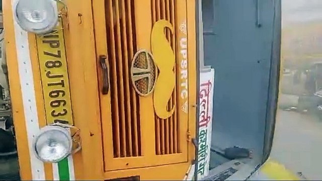 सहारनपुर : घने कोहरे में डिवाइडर से टकराई रोडवेज की बस, दर्जनों यात्री घायल
