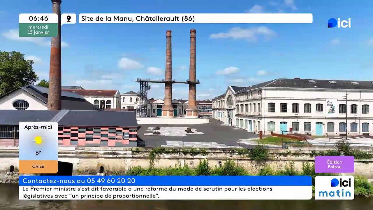 15/01/2025 - ici matin par ici Poitou en vidéo