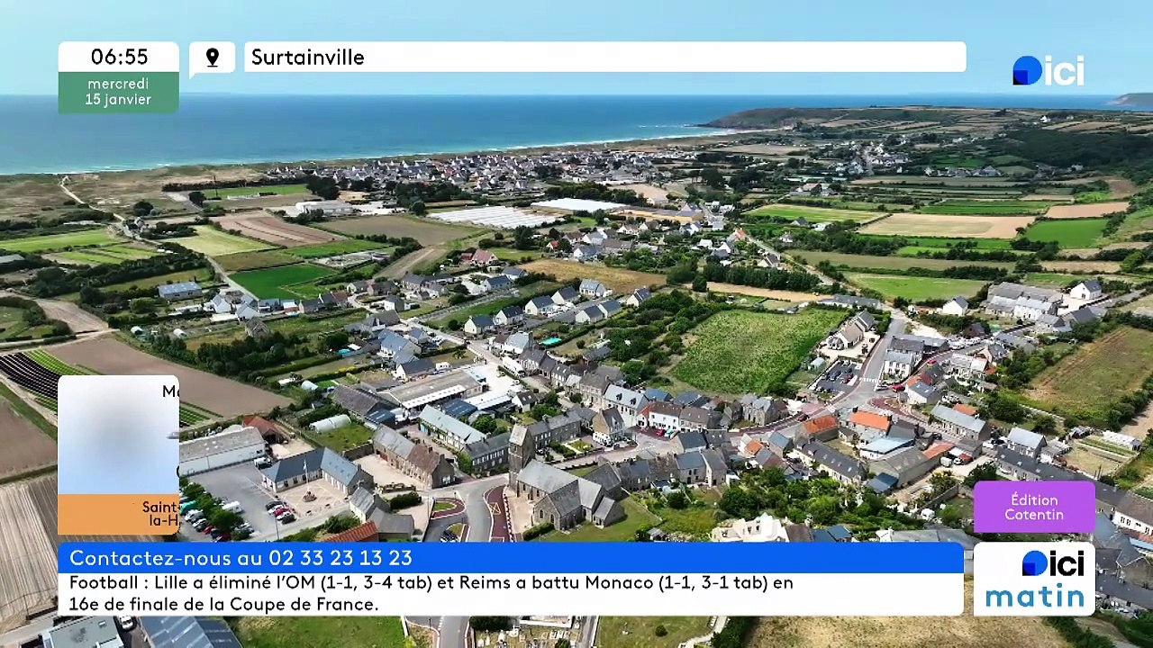 15/01/2025 - ici matin par ici Cotentin en vidéo