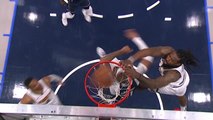 Westbrook alley-oops Jordan for two monster slams