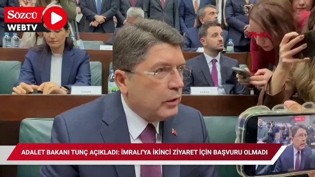 Adalet Bakanı Tunç açıkladı: İmralı'ya ikinci ziyaret için başvuru olmadı