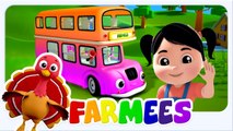 Wheels on the Bus + More Farmees Nursery Rhymes & Kids Songs