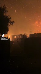Fire in America loss angels California