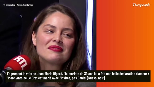 “Il dort sur le canapé” : Marc-Antoine Le Bret fait craquer sa femme Marie-Ange Casta en plein direct
