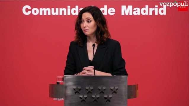 Ayuso carga contra la Ley Begoña de Pedro Sánchez