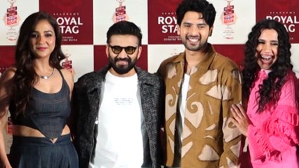 Royal Stag Boom Box के 3rd एडिशन के प्रेस मीट में Armaan Malik, Neeti Mohan और दूसरे आए नजर