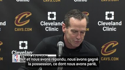 Cavaliers - Atkinson : “Donovan a vraiment donné le ton”