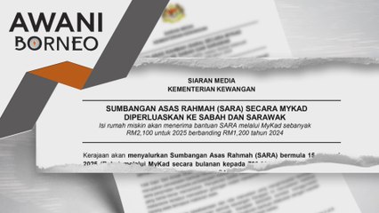 Bantuan: SARA melalui MyKad disalurkan bermula hari ini