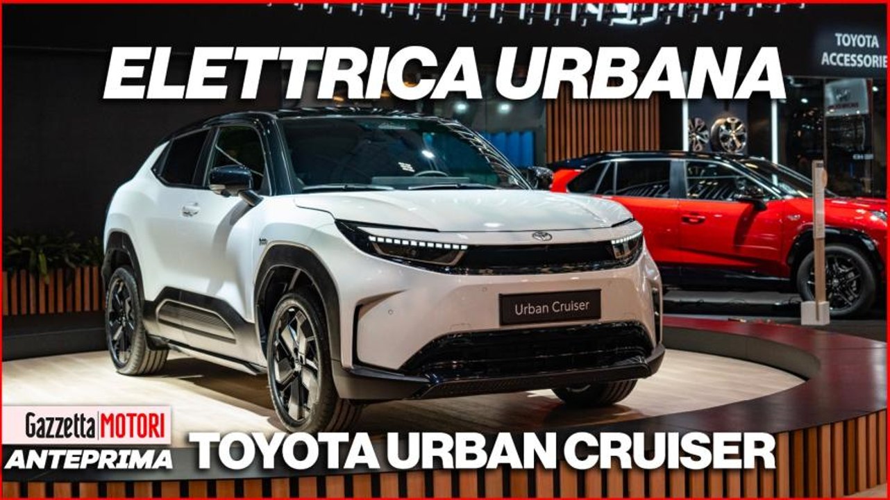 Toyota Urban Cruiser: il nuovo Suv compatto 100% elettrico, anche a trazione integrale