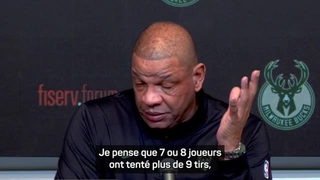Bucks - Rivers : "Quand nous faisons cela, nous sommes plutôt bons"