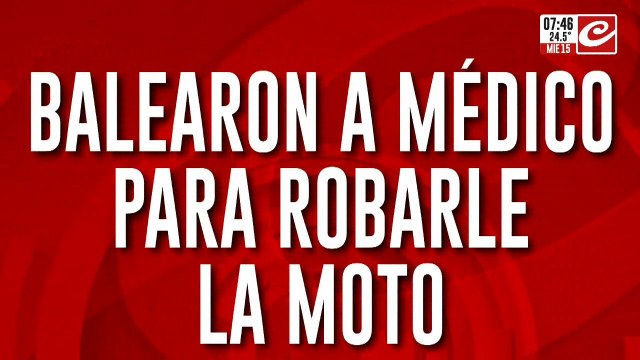 Tremendo a salto a un médico: entregó todo lo que tenía y lo balearon igual