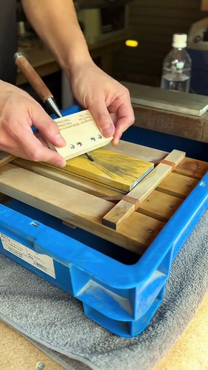 Precision Chisel Sharpening Jig- 😎-project 2025-#woodworking #woodworkingtips #jig #diy #japanesecarpenter #sharpening #chisels