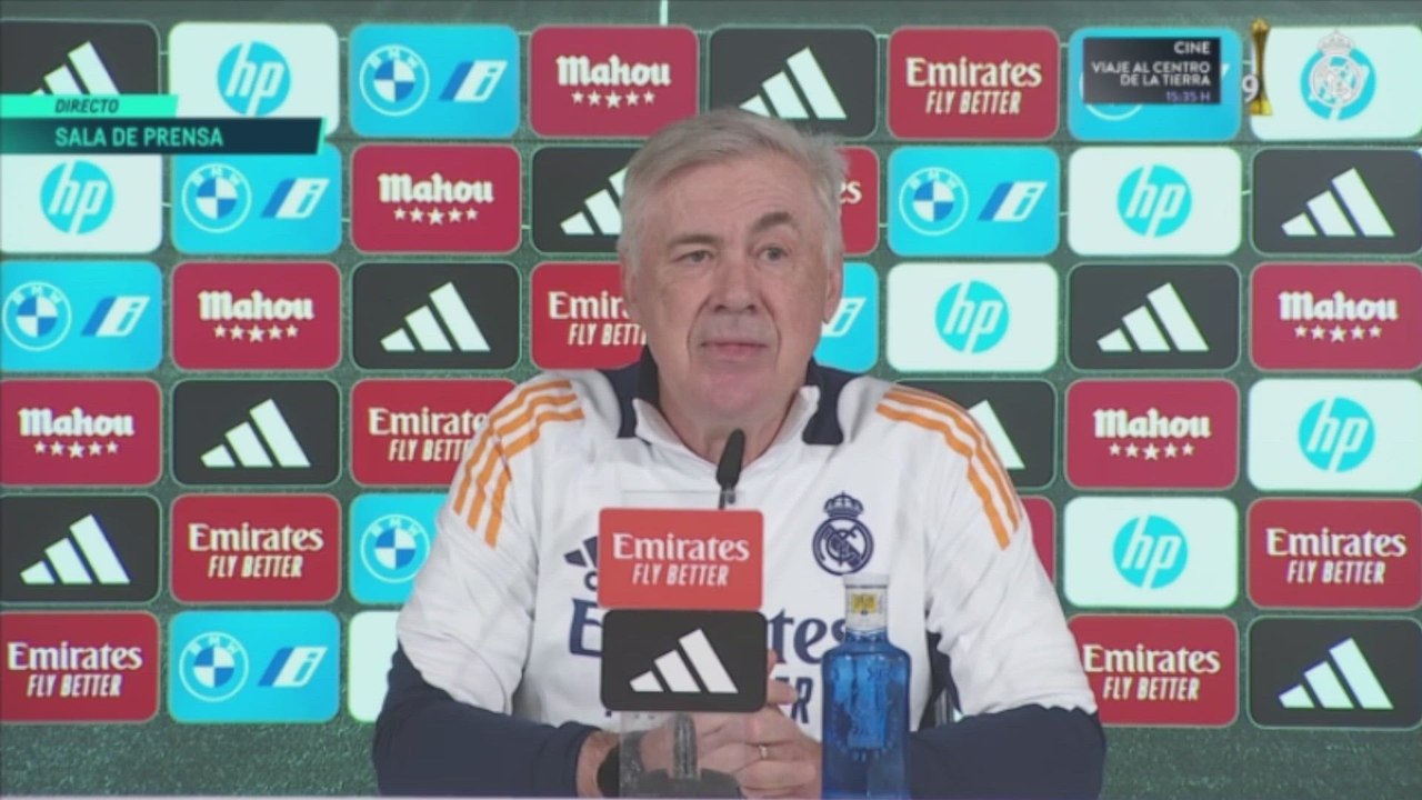 Rueda de prensa de Carlo Ancelotti, previa al Real Madrid - Celta de Copa del Rey