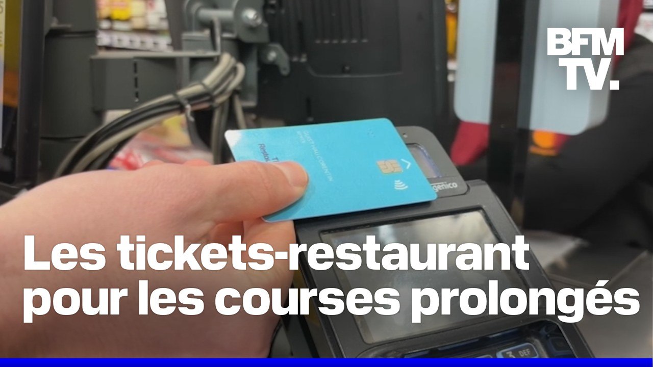 Tickets-restaurant: il est à nouveau possible de faire ses courses alimentaires jusqu'à fin 2026