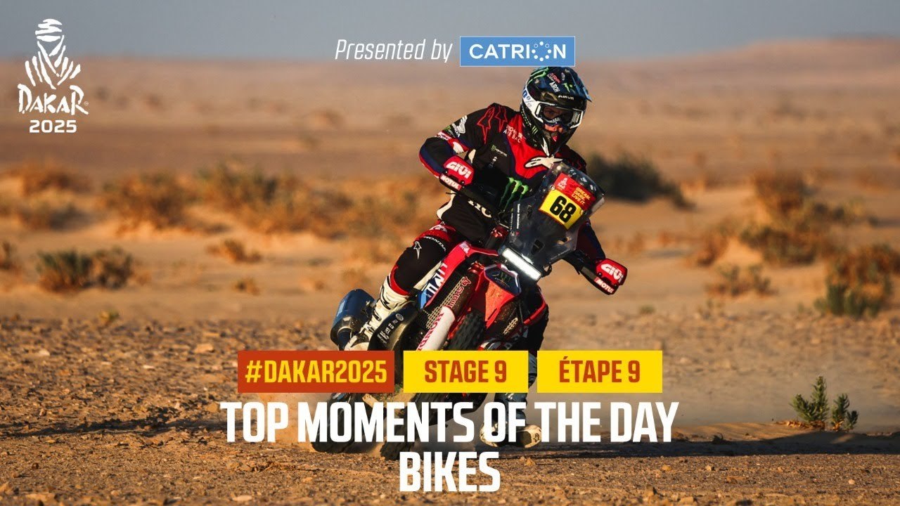 Dakar 2025: Mejores momentos de la Etapa 9 de Motos