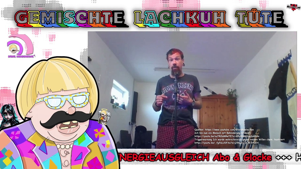 Mongotar LUZIFER FELIX STAWSKI, Dekarldentfan trotz Hochbegabung Gemischte Lachkuh Tüte