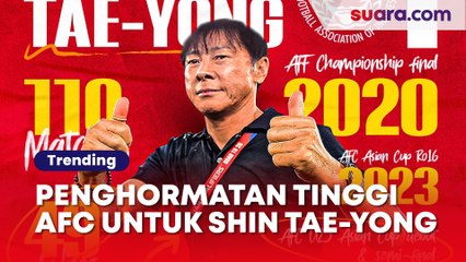 Penghormatan Tinggi AFC untuk Shin Tae-yong, Warganet Sentil PSSI: Gini Loh Harusnya!