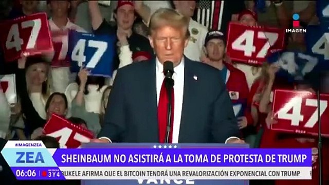 Claudia Sheinbaum no asistirá a la toma de protesta de Donald Trump